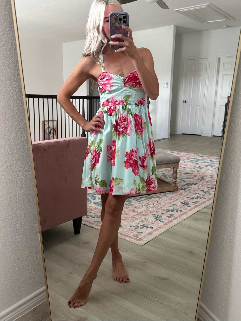 Abercrombie floral dress NWT XS